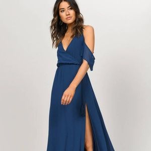 NWT RHYTHM NAVY MAXI DRESS | FORMAL DRESS WEDDING